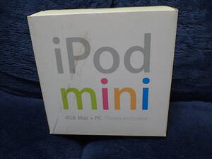 Apple iPod mini モデルM9160LL 4G 完品