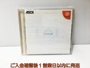 ドリームキャスト L.O.L (Lack of Love)エル・オー・エル ゲームソフト DC Dreamcast 1A0101-632ek/G1