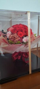 ブリザードフラワー　母の日プレゼント　赤い花束