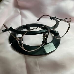 メガネフレーム s-266B 展示品 廃業引き取り品 カラーピンク 大きいサイズ レトロ 昔 眼鏡 デッドストック ヴィンテージ 