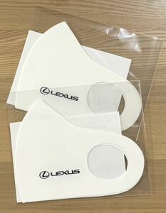 ★LEXUS オリジナル 接触冷感 マスク 2枚★ フリーサイズ 未開封 非売品