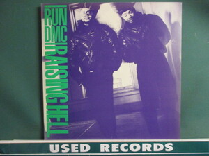 Run DMC ： Raising Hell LP (( ライナー付 / 高木完 / RunDMC / Walk This Way / 落札5点で送料無料