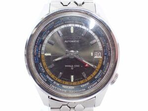 SEIKO WORLD TIME 6117-6010 セイコー ワールドタイム インナーベゼル 自動巻き メンズ 腕時計 稼動品