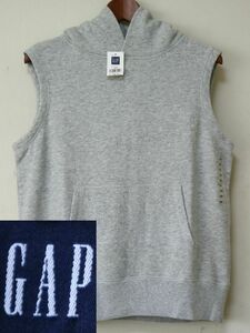 未使用 OLD GAP スウェット パーカー オールド ギャップノースリーブ 霜降りグレー US- XS サイズ / ビンテージ 80s 90s