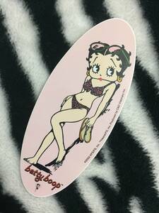 Betty Boop ベティブープ アメリカン ステッカー 約15×6cm