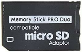 メモリースティック PRO Duo 変換アダプタ マイクロSD → MemoryStick PRO Duo SDHC/SDXCカード対応