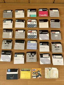 【使用済】5インチ 2D フロッピーディスク 300枚 オマケ付き PC-88 ジャンク