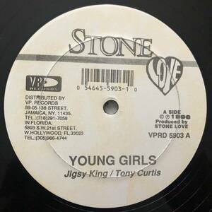 試聴 / JIGSY KING&TONY CURTIS / YOUNG GIRLS /Stone Love/reggae/dancehall/90