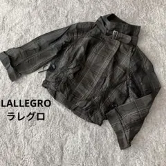LALLEGRO ラレグロ スタンドカラー　ジップアップジャケット