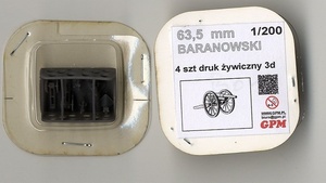 GPM　1:200　３Dプリントモデル　63.5mm BARANOWSKI