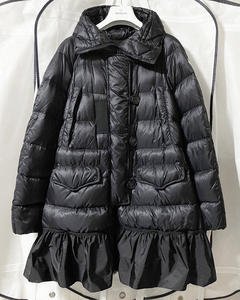 国内正規品 MONCLER CILIEE モンクレール シリー ダウンジャケット ブラック サイズ0*ベスト コート パーカー ライト ナイロン sacai