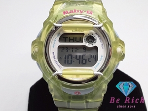 カシオ CASIO BabyG パピー シリーズ レディース 腕時計 BG-169PP 緑 グリーン 樹脂 デジタル ウォッチ G-SHOCK 【中古】ht4309