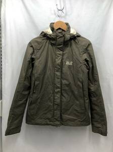 Jack Wolfskin 中綿 マウンテンパーカー ジャンパー レディース M カーキ ブルゾン 23113002