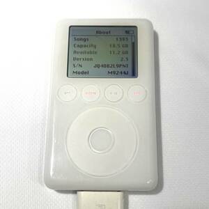 3) 即決価格 Apple iPod 第3世代 3rd Gen A1040 20GB Classic