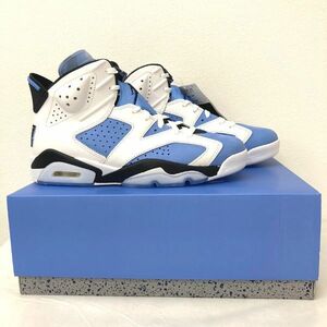 NIKE AIR JORDAN 6 RETRO University Blue ナイキ エアー ジョーダン 6 レトロ ユニバーシティー ブルー UNC 27.0cm 新品 未使用 