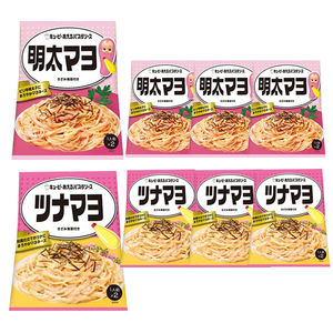 ■キューピー あえるパスタソース 明太マヨ + ツナマヨ 2種8袋■　1袋2パック入り ■