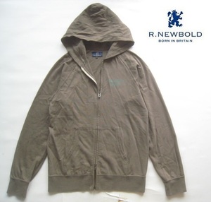 美品!!R.NEWBOLD Paul Smith*MONKEY JAMプリント スウェットダブルジップパーカ M カーキ R.ニューボールド ポールスミス