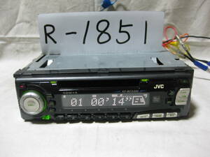 R-1851　JVC　ビクター　KD-MZ33DA　1Dサイズ　MDデッキ　補償付き