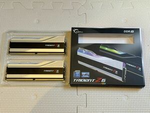 【送料無料】G.Skill DDR5メモリ Trident Z5 32GB(16GB×2枚) 【動作確認済み】