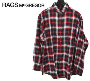 新品 Rags McGREGOR BIG CHECK R/C SHIRT M ビッグ チェック シャツ ラグスマックレガー 211178103-39