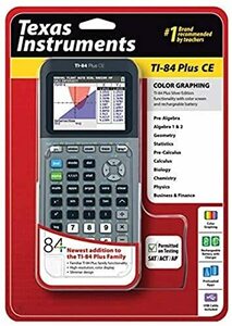 Texas Instruments TI-84 Plus CE Silver Graphing Calculator by Texas Instruments(中古 未使用品)　(shin
