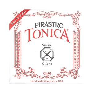 ピラストロ バイオリン 弦 G TONICA 412421 G線 ナイロン シルバー巻 トニカ PIRASTRO