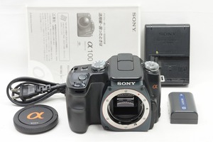 【適格請求書発行】良品 SONY ソニー α100 DSLR-A100 ボディ デジタル一眼レフカメラ【アルプスカメラ】240218an