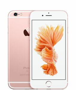  バッテリー100%　iPhone6S 64G ローズゴールド 