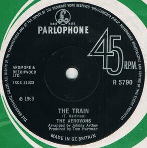 ●THE AEROVONS / THE TRAIN [UK 45 ORIGINAL 7inch シングル レア サイケポップ 試聴]