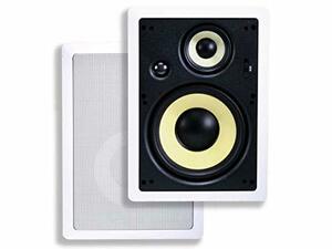 Monoprice Monoprice Caliber 8in Fiber In-Wall Speakers 3-Way (pair)