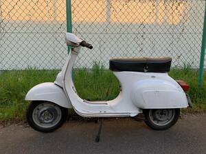 1万円スタート ベスパ 希少レア 2スト 絶版車 ベスパ V100 VESPA 旧車 登録書類 キー有 当時物