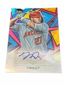 Y25293T 希少 MIKE TROUT 直筆 サイン 25枚限定 25/25 auto 2021 Topps Fire マイク・トラウト ANGELS 送料無料