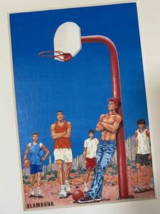 【額装品】スラムダンク　SLAMDUNK 井上雄彦　ポストカード　白A 検)セル画　原画　ポストカード　イラスト