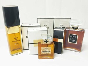 1円スタート まとめ売り CHANEL シャネル No5 COCO 香水 6点セット 100ml 28ml 7.5ml レディース オードトワレ 一部未開封