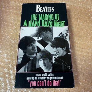 VHSビデオ The Beatles the making of A Hard Day’s Night 輸入版 字幕無し 簡単な視聴確認のみ