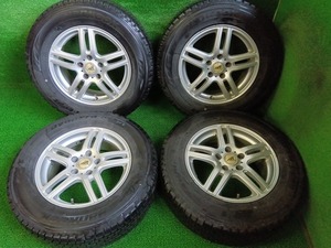 ハンコック icept 215/70R16 社外 AZSPORTS 16×6.5J 溝有スタッドレス付4本 中古 売切!!