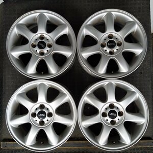 管理番号：A4-70【4本価格】【16×6.5J 4x100 ET+48 ハブ56.1】ミニMINI 純正・R56クーパーS・店頭引取可能・適格請求書発行可能