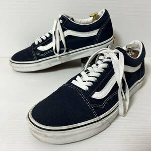 VANS Old Skool バンズ オールドスクール スニーカー スエード 27cm ネイビー ＊DE