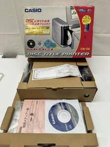 未使用 CASIO DISC TITLE PRINTER CW-100 カシオ ディスクタイトルプリンター