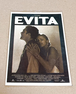 映画 エビータ ポストカード マドンナ Evita カード グッズ インテリア アンティーク コレクション ジョナサン・プライス