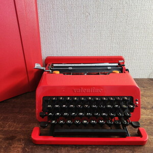 Olivetti valentine / オリベッティ バレンタイン ヴィンテージ・タイプライター 赤バケツ 赤いバケツ 当時物 