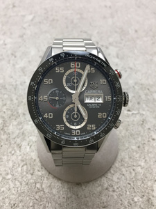 TAGHeuer◆カレラ_クロノグラフ_デイデイト_キャリバー16_AT_SS/CE_43mm/アナログ//クロノグラフ CARRERA CARIBLE 16 カレラ バックスケ …