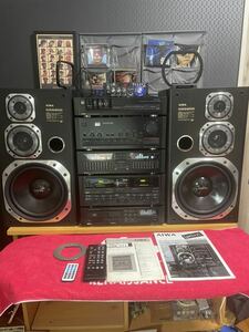 希少バブルコンポ アイワ　CDS−777 プリオール　システムコンポ 大出力BlueToothアンプ付き　起動確認　送料込　リモコン　説明書