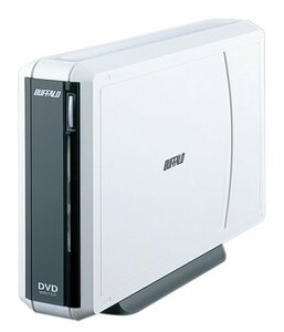 BUFFALO DVD-RAM/±R(2層)/±R/±RW USB2.0 外付DVDドライブ DVSM-XE1218U2/B(中古品)　(shin