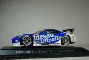 1/43 JGTC EBBRO TOYOTA ESSO Ultraflo Supra #6 2001 LeMans トヨタ エッソ ウルトラフロー スープラ ルマン 脇坂 野田 super GT 01