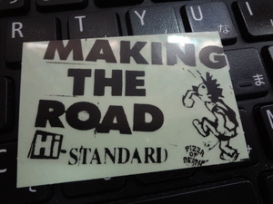 HI-STANDAR MAKING THE ROAD ステッカー ハイスタ PIZZA OF DEATH KEN YOKOYAMA 横山健 ピザオブデス BBQ CHICKENS 