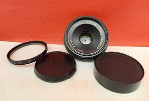 ■ CONTAX Carl Zeiss Tessar 45mm F2.8 T* Y/Cマウント カメラ 交換レンズ コンタックス
