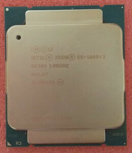 CPU 3個セット Intel Xeon E5-1660V3 3.00GHz SR20N 管理番号：C138