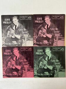 ELVIS PRESLEY 1956 u.s.original RCA victor 47-6643 LOVE ME TENDER/ANY WAY YOU WANT レア ジャケット4色セット エルヴィスプレスリー