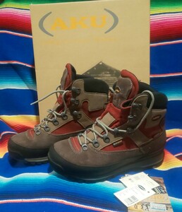 AKU CONERO II GTX ISG red/brown 23cm us6 GORE-TEX ゴアテックス air8000 石井スポーツ トレッキング トレッキングブーツ アク 登山 山